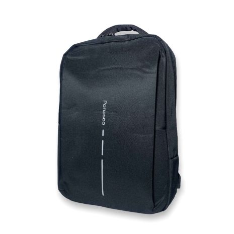 Міський рюкзак 3536 одне відділення, внутрішня кишеня,фронтальна кишеня USB слот розм 40*28*14 чорний