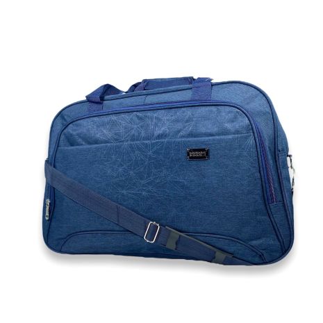 Дорожня сумка 40 л SYBW одне відділення дві фронтальні кишені з"ємний ремінь розмір: 56*35*20 см синій