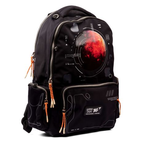 Шкільний рюкзак YES by Andre Tan, одне відділення, одна фронтальна кишеня, розмір: 46*31*14 см, Space black