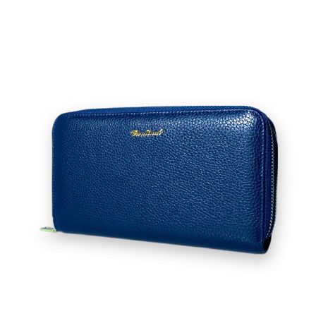 Жіночий гаманець клатч Cardinal натуральна шкіра 6 відділів для купюр 8 для карток розмір: 20*12*4 см синій