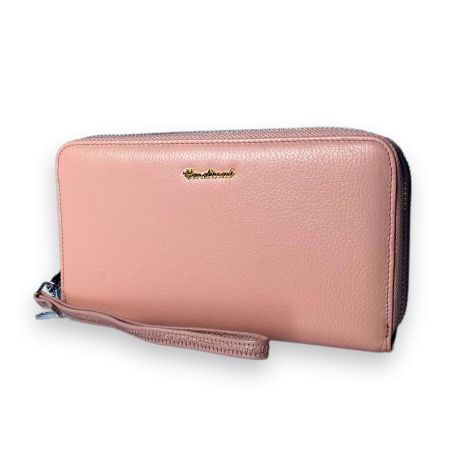 Жіночий гаманець клатч Cardinal натуральна шкіра 6 відділів для купюр 8 для карток розмір: 20*12*4 см рожевий