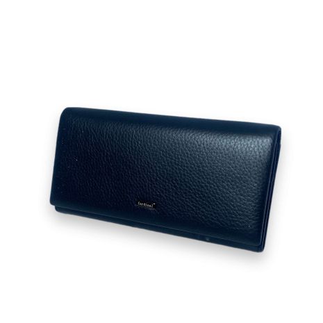 Жіночий гаманець шкіряний Cardinal 3 відділення 8 осередків для карт розмір: 18.5*10*3 см чорний
