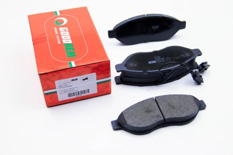 Колодки передние тормозные Jumper/Ducato/Boxer 06- (1.1-1.5t), GOODREM (RM1163)