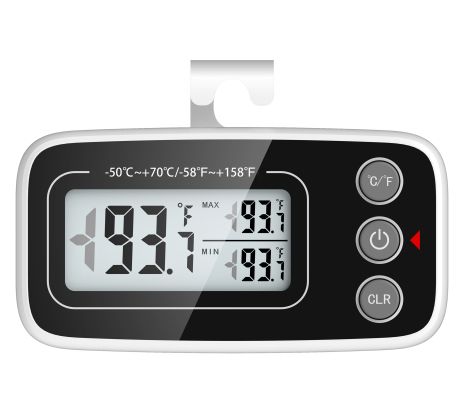 Цифровой термометр для холодильника / морозильника UChef A1023, с крючком и магнитом