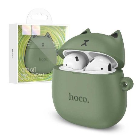 Навушники HOCO EW45 CAT TWS | BT5.3, 4h | Forest Cat (Green)