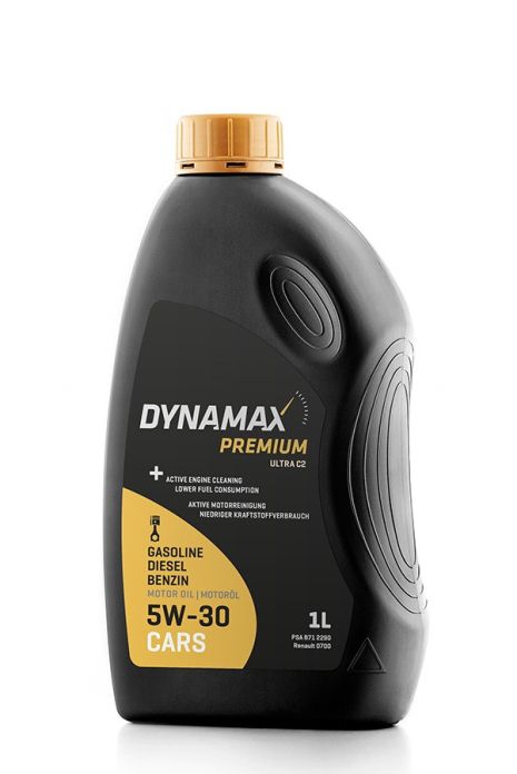 Масла моторные DYNAMAX PREMIUM ULTRA C2 5W30 (1L), DYNAMAX (502046)