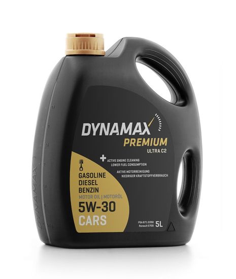 Масла моторные DYNAMAX PREMIUM ULTRA C2 5W30 (5L), DYNAMAX (502074)