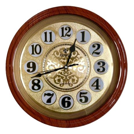 Настінний годинник Класика-58 Золото Круглий (32 см) Time