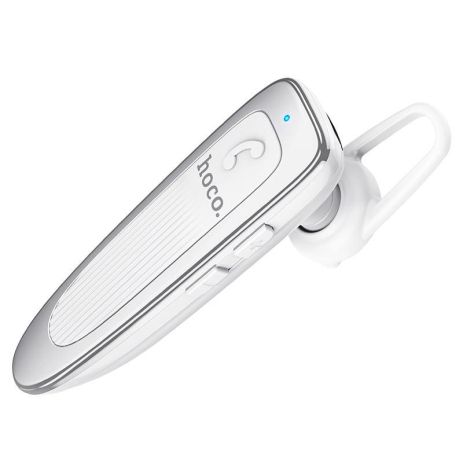 Блютуз-гарнитура HOCO E60 Brightness business BT headset |BT5.0, 10Hours| white
