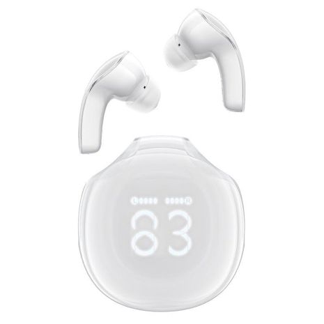 Наушники ACEFAST T9 Crystal (Air) color bluetooth earbuds Porcelain White