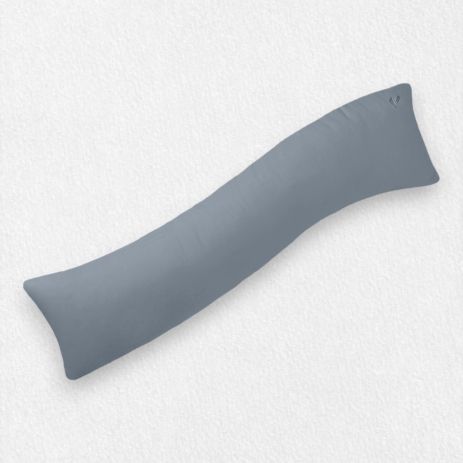 Наволочка для подушки S-form IDEIA із блискавкою 40х130 см сатин графіт (08-13230*014)