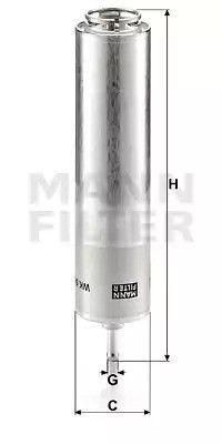 Фильтр топливный MANN (WK5001)