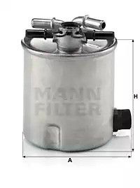 Фильтр топливный MANN (WK9008)