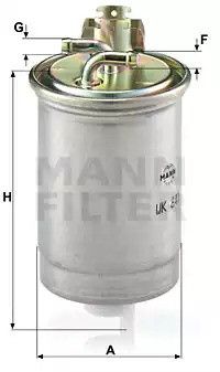 Фильтр топливный MANN (WK841)