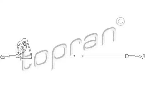 Система управления ручки двери, TOPRAN (109076)