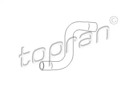 Шланг радіатора, TOPRAN (102996)