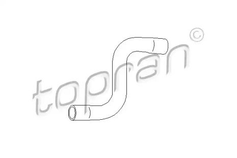 Шланг радиатора, TOPRAN (102996)