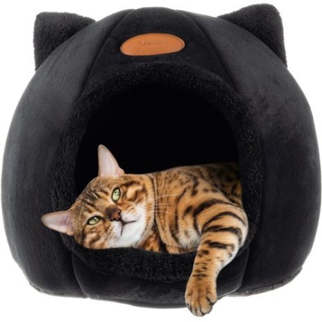 Лежак для кішок плюшевий Purlov 21947