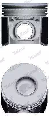 Поршень с кольцами FIAT 95,00 2.8TD Euro 3 99 - трапециевидный шатун (Nural), NURAL (8712220800)