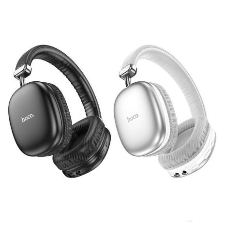 Наушники HOCO W35 Air Triumph BT headphones |BT5.3, AUX/TF, 45h| silver