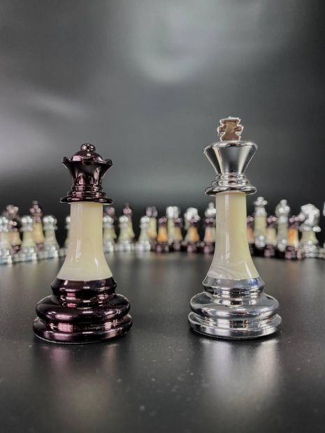 Акрилові фігури, ідеальне доповнення до шахів, арт 198006