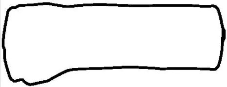 Прокладка клапанной крышки резиновая, NISSAN NOTE (E11, NE11) 1.4 BGA (RC7348)