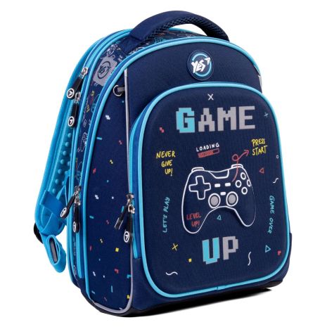 Рюкзак шкільний каркасний Yes S-89 Game, два відділення, фронтальна кишеня, розмір 36 x 27 x 15,5см