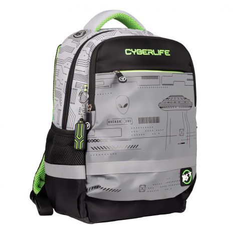 Рюкзак шкільний м’який Yes Cyberlife S-52 Ergo два відділення, дві відкриті бічні кишені,фронтальна кишеня, розмір 36 х 28 х 13 см
