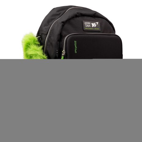 Шкільний рюкзак YES by Andre Tan, напівкаркасний, одне відділення, розмір: 44*30*14 см, Double plus black