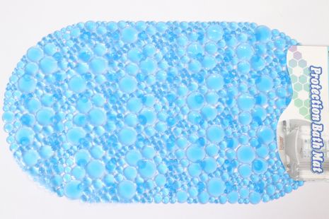 Коврик силиконовый Bubble 68*37 см Голубой