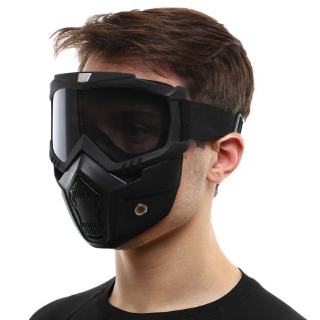 Захисна маска-трансформер Sport M-8583 чорна
