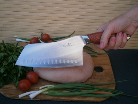 Ніж - сокира кухонний кухарський Sonmelony Chef RT-7033 30 см