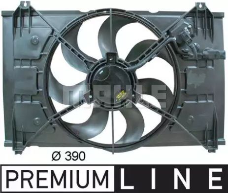 Вентилятор радіатора KIA RIO II 1.4-1.6 05- (Premium Line! OE), MAHLE (CFF222000P)