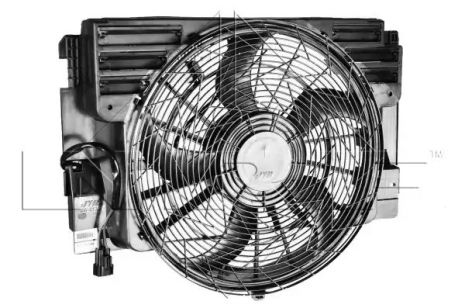 Вентилятор охлаждения радиатора, NRF (47217)