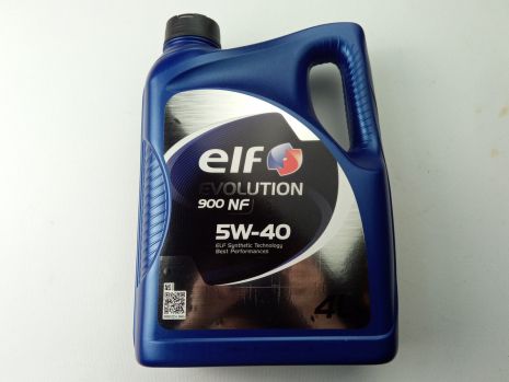 Масло моторное 5W-40 синтетическое ELF Evolution 900 NF 4л. (213909) (194873)