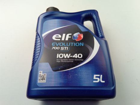 Масло моторное 10W-40 полусинтетическое ELF Evolution 700 STI 5л. (1942046) (201554)