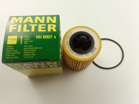 Фильтр масляный Astra G, MANN (HU6007X) (24460713)