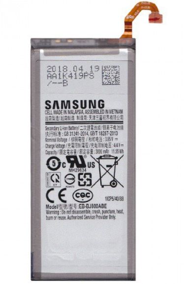 Аккумулятор для Samsung Galaxy J6-2018 J600F, J8-2018 J800F, A6-2018 A600F / EB-BJ800ABE [Original PRC] 12
