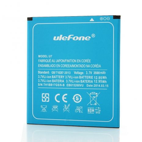 Аккумулятор для Ulefone U7 (Carpad t69 Max, Created N7, Orientphone Mega Pro 7, Star u69, Vido M87, Gdippo X7,
