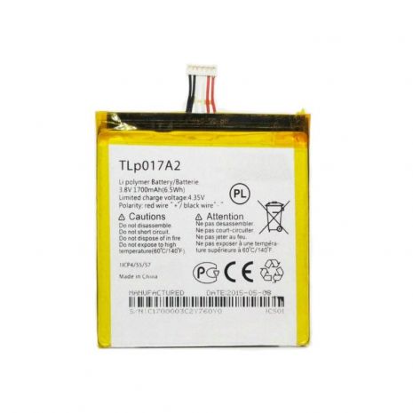 Аккумулятор для Alcatel/TCL TLp017A2 - TCL S530T, IDOL 2 Mini, One Touch Fire E, One Touch Idol 2 mini, OT6012