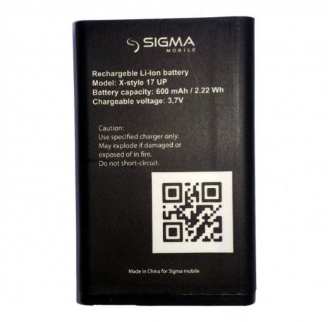 Аккумулятор для Sigma X-Style 17 UP [Original] 12 мес. гарантии