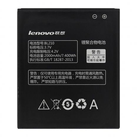 Акумулятор для Lenovo BL210 - A536, S820, S650, A656, A766, A606 та ін. [Original PRC] 12 міс. гарантії
