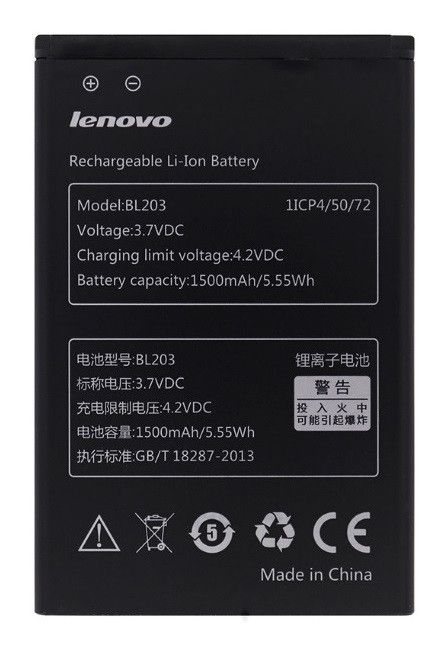 Аккумулятор для Lenovo BL203 - A208, A369, A308, A238, A316 [Original PRC] 12 мес. гарантии