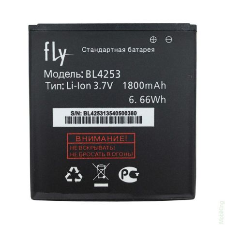 Аккумулятор для Fly BL4253 (IQ443 Trend) (1800 mAh) [Original PRC] 12 мес. гарантии