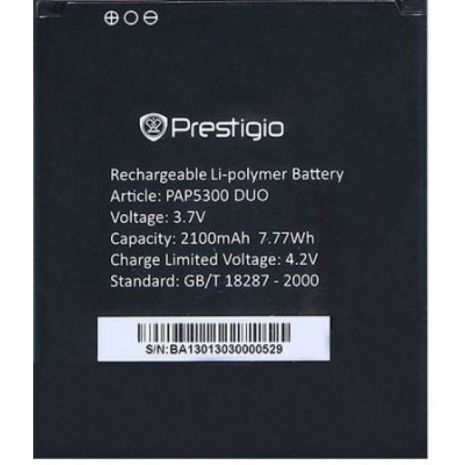 Акумулятори для Prestigio PAP5300, PAP5307 [Original PRC] 12 міс. гарантії 2100 mAh