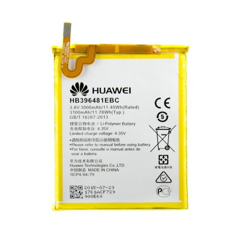 Акумулятор Huawei Y6 II (CAM-L21, CAM-L23, CAM-L32, CAM-L03) HB396481EBC 3100 mAh [Original PRC] 12 місяців
