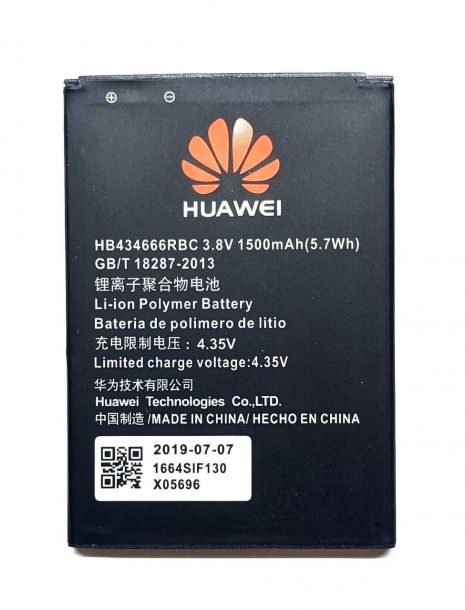 Аккумулятор для Huawei HB434666RBC WiFi-router E5573, E5575, E5576, E5577F, R216 1500 mAh [Original] 12 мес.