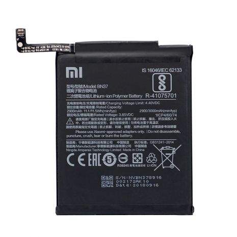 Акумулятор для Xiaomi BN37 (Redmi 6/6A/M1804C3DG) 3000 mAh [Original PRC] 12 міс. гарантії