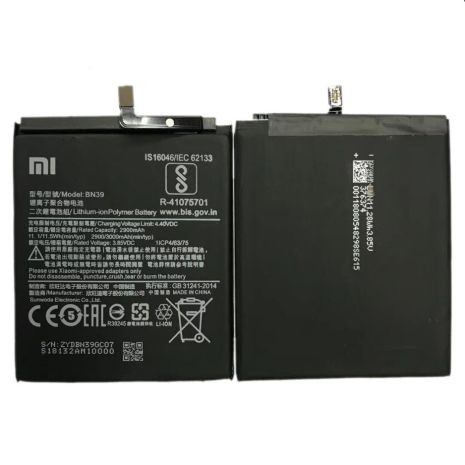 Аккумулятор для Xiaomi BN39 (Mi Play) M1901F9E 3000 mAh [Original PRC] 12 мес. гарантии