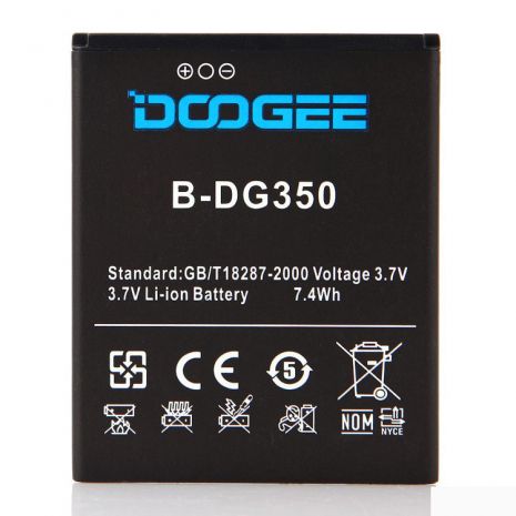Аккумулятор для Doogee DG350 2200 mAh [Original PRC] 12 мес. гарантии